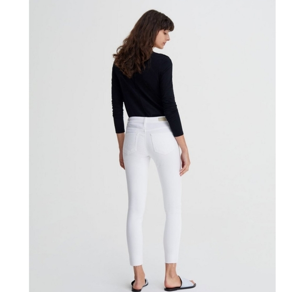 Ag the Stevie ankle white jean - Picture 2 of 10